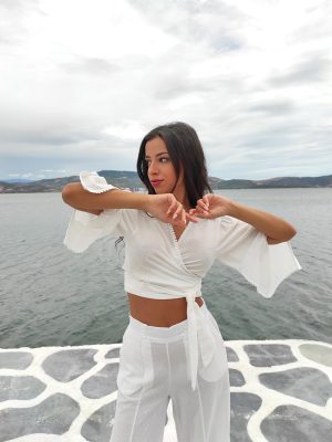 Σετ Τύπου Λινό Λευκό