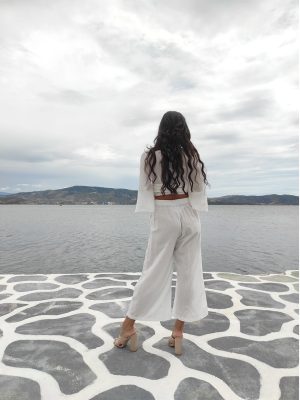 Σετ Τύπου Λινό Λευκό