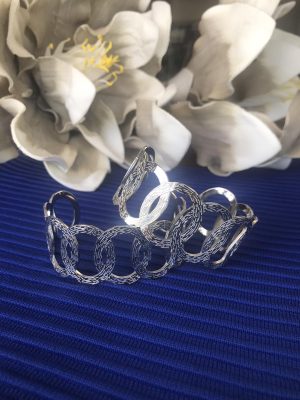 Βραχιόλι ασημί σφυρήλατο