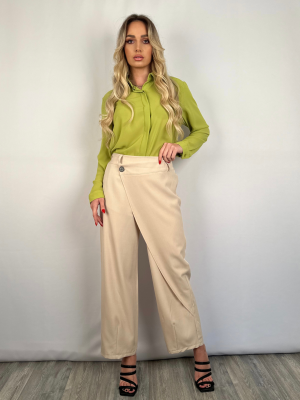 Παντελόνι Υφασμάτινο Φάκελος Μπεζ