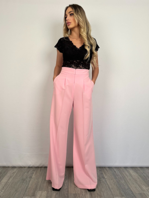 Παντελόνα Ψηλόμεση Ροζ