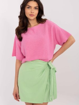 Κοντομάνικο πουλόβερ σε Ροζ - Essential wardrobe piece