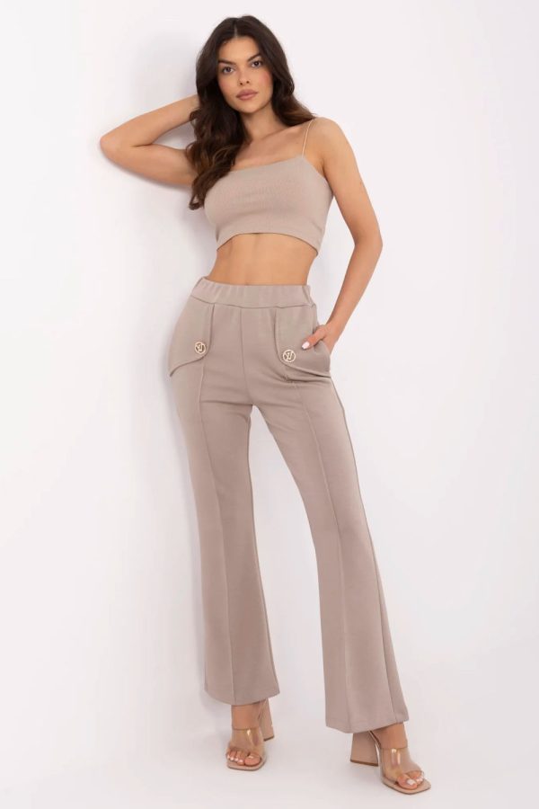Παντελόνι φόρμας σε Μπεζ - Chic & trendy