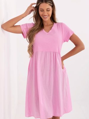 Φόρεμα σε Ροζ - Casual & chic