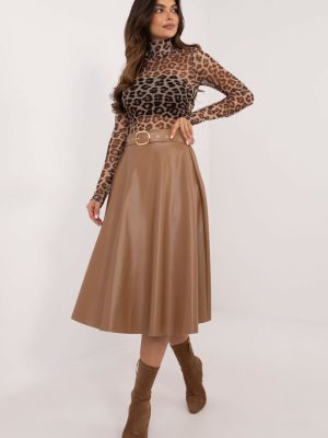Φούστα σε Καφέ - Timeless elegance