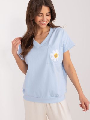 Μπλούζα σε Μπλε - Minimal chic