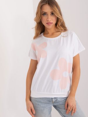 Μπλούζα σε Λευκό - Élégance sans effort