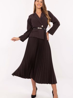 Φόρεμα σε Καφέ - Semplicità raffinata