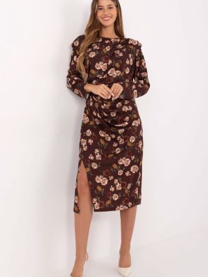 Φόρεμα σε Καφέ - Charme féminin