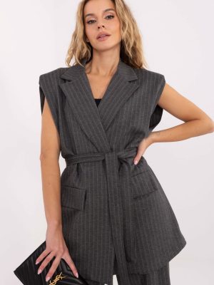 Gilet σε Γκρι - Refined femininity