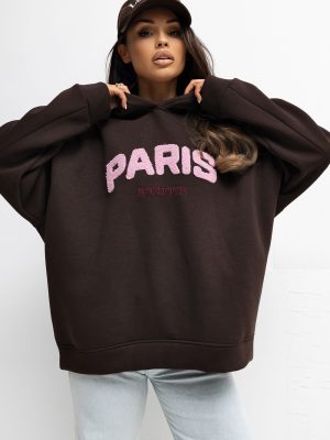 Φούτερ σε Καφέ - Charme féminin