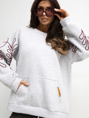 Φούτερ σε Γκρι - Élégance urbaine