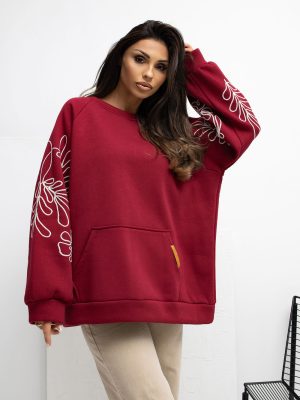 Φούτερ σε Κόκκινο - Casual sophistication