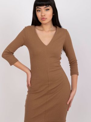 Φόρεμα σε Καφέ - Parisian attitude