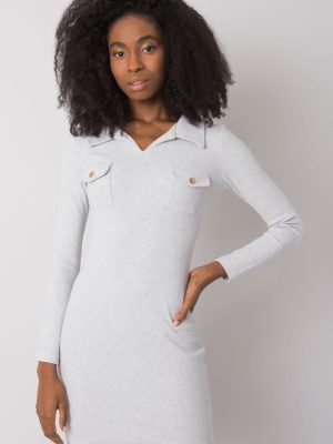 Φόρεμα σε Γκρι - Élégance moderne