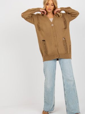 Ζακέτα σε Καφέ - Casual sophistication