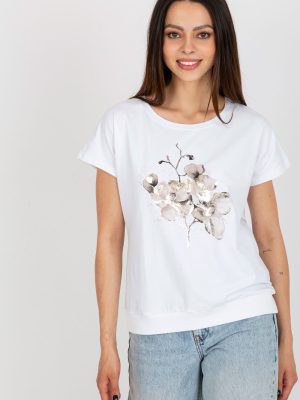 Μπλούζα σε Λευκό - Féminité moderne