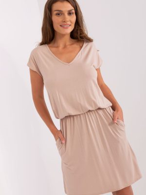 Φόρεμα σε Μπεζ - Chic et décontracté