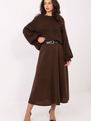 Φούστα σε Καφέ - Pure elegance