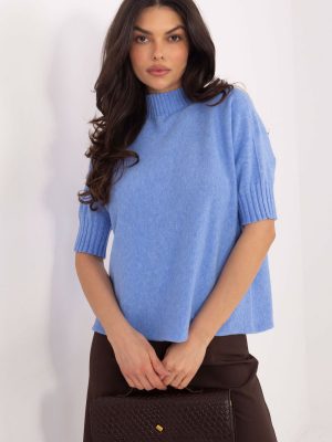 Κοντομάνικο πουλόβερ σε Μπλε - Graceful appearance