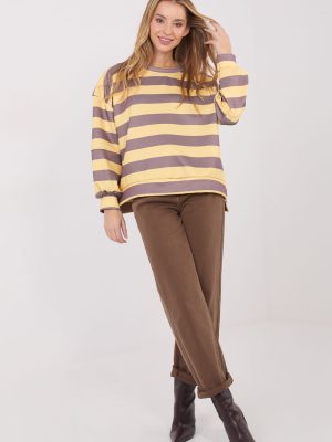 Φούτερ σε Κίτρινο - Glamour moderno