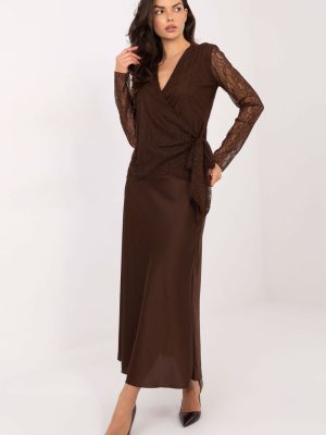 Μπλούζα σε Καφέ - L'eleganza incontra il comfort