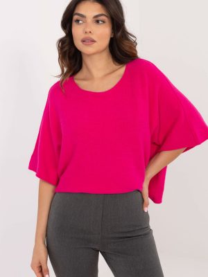 Κοντομάνικο πουλόβερ σε Ροζ - Classe senza tempo