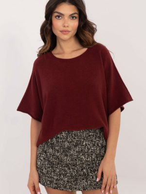 Κοντομάνικο πουλόβερ σε Κόκκινο - Lusso discreto