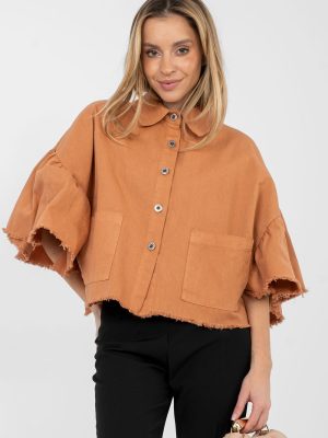 Μπουφάν σε Πορτοκαλί - Féminité et style