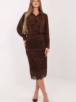 Φούστα σε Καφέ - Moda di tendenza