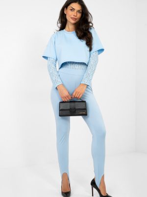 Μακριά κολάν σε Μπλε - French sophistication