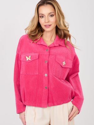 Σακάκι από βελούδο σε Ροζ - Poésie urbaine