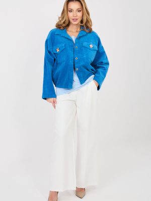 Σακάκι από βελούδο σε Μπλε - Beauté naturelle