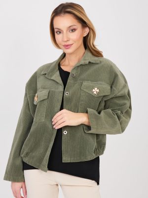 Σακάκι από βελούδο σε Πράσινο - Charme féminin