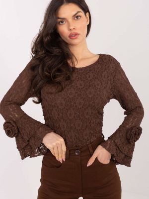 Μπλούζα σε Καφέ - Eleganza assoluta