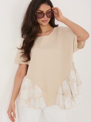 Μπλούζα σε Μπεζ - Casual & chic