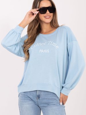 Φούτερ σε Μπλε - French sophistication