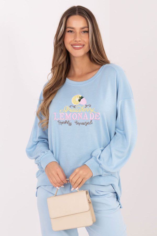 Φούτερ σε Μπλε - Élégance moderne