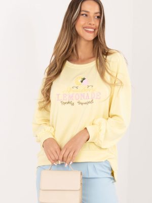 Φούτερ σε Κίτρινο - Charme féminin