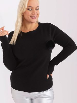 Jumper plus size σε Μαύρο - Modern allure