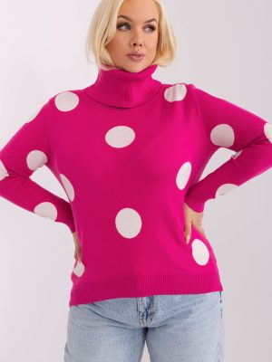 Jumper plus size σε Ροζ - The essence of fashion