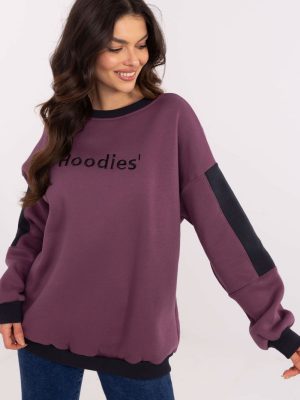 Φούτερ σε Μωβ - Urban elegance