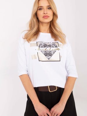 Μπλούζα σε Λευκό - Timeless elegance