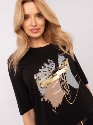 Μπλούζα σε Μαύρο - Chic italiano