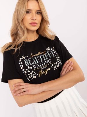 T-shirt σε Μαύρο - Minimal glam