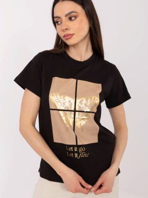 T-shirt σε Μαύρο - Modern allure