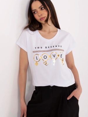 T-shirt σε Λευκό - A touch of luxury