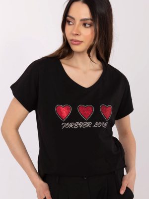 T-shirt σε Μαύρο - Fashion-forward choice