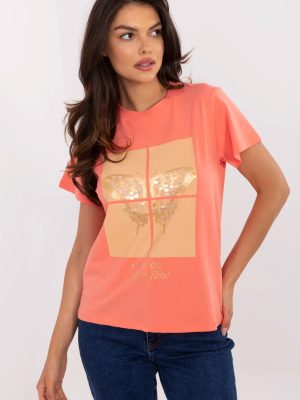 T-shirt σε Πορτοκαλί - Everyday comfort