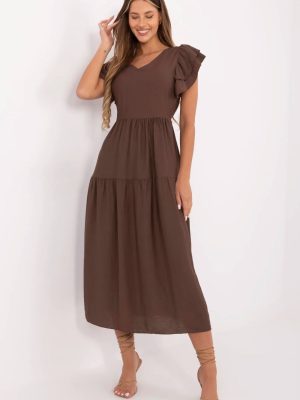 Φόρεμα σε Καφέ - Modern allure